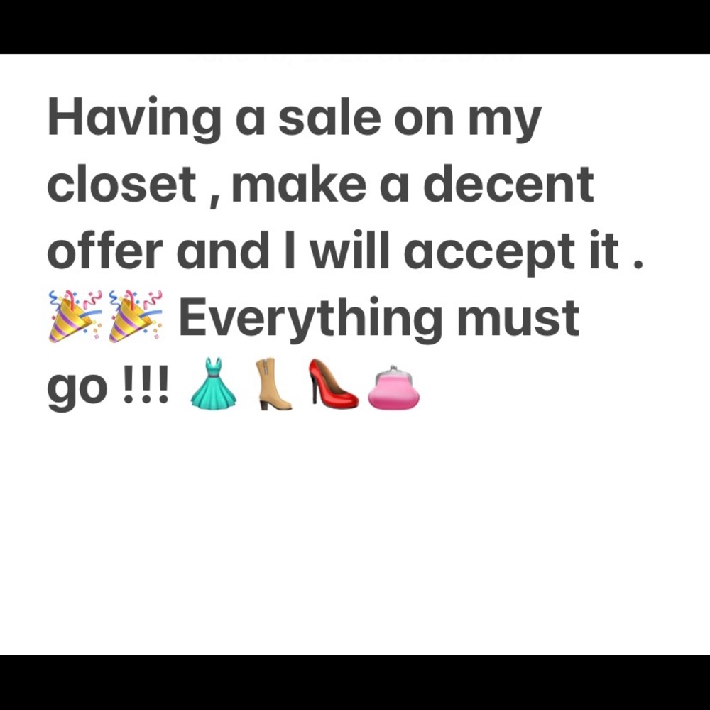 Sale !! Everything must go